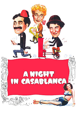 Постер Ночь в Касабланке (1946)
