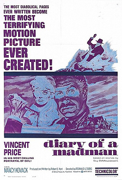 Постер Дневник сумасшедшего (1963)