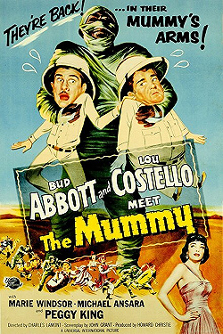 Постер Эбботт и Костелло встречают мумию (1955)